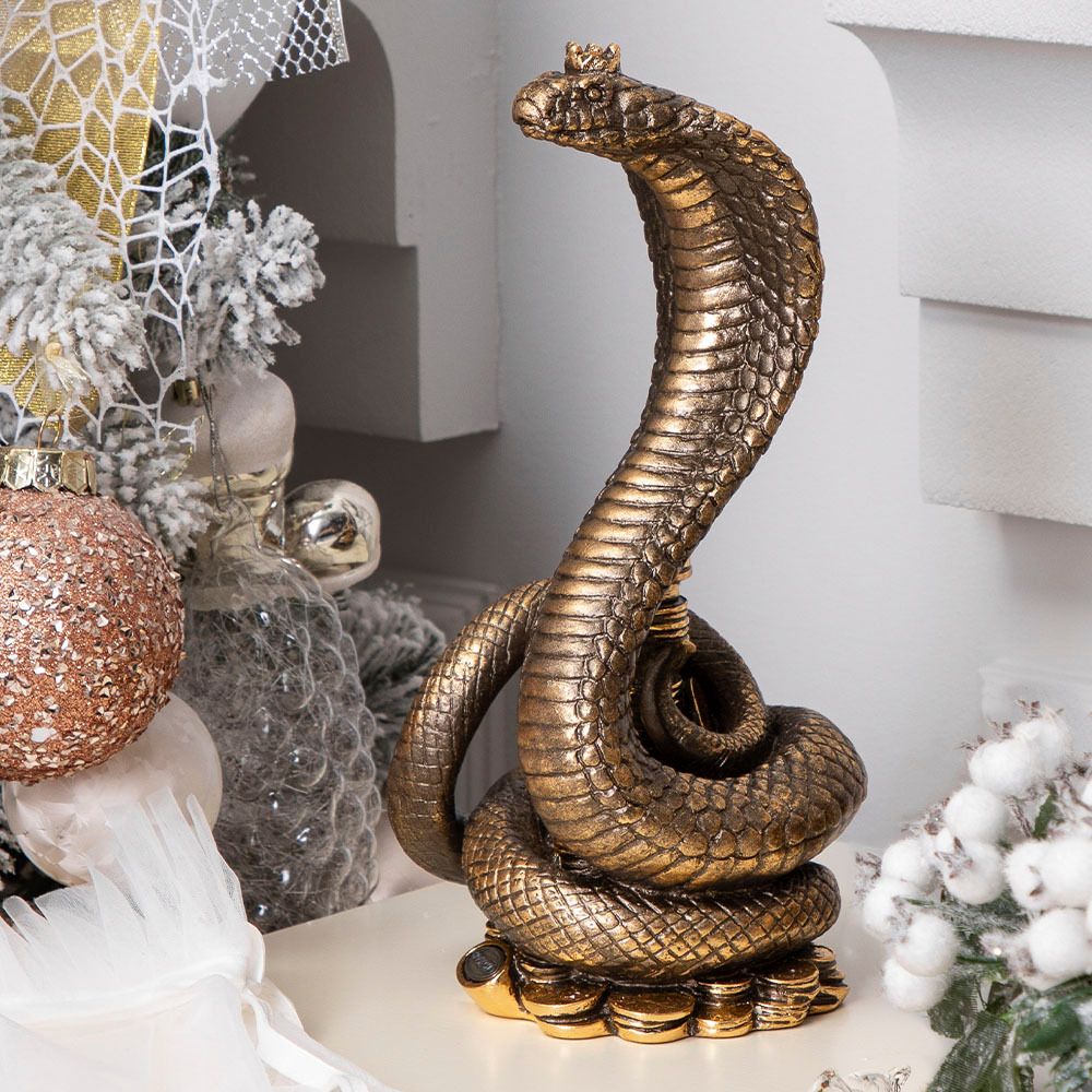 Змея Кобра Астрид Бронза