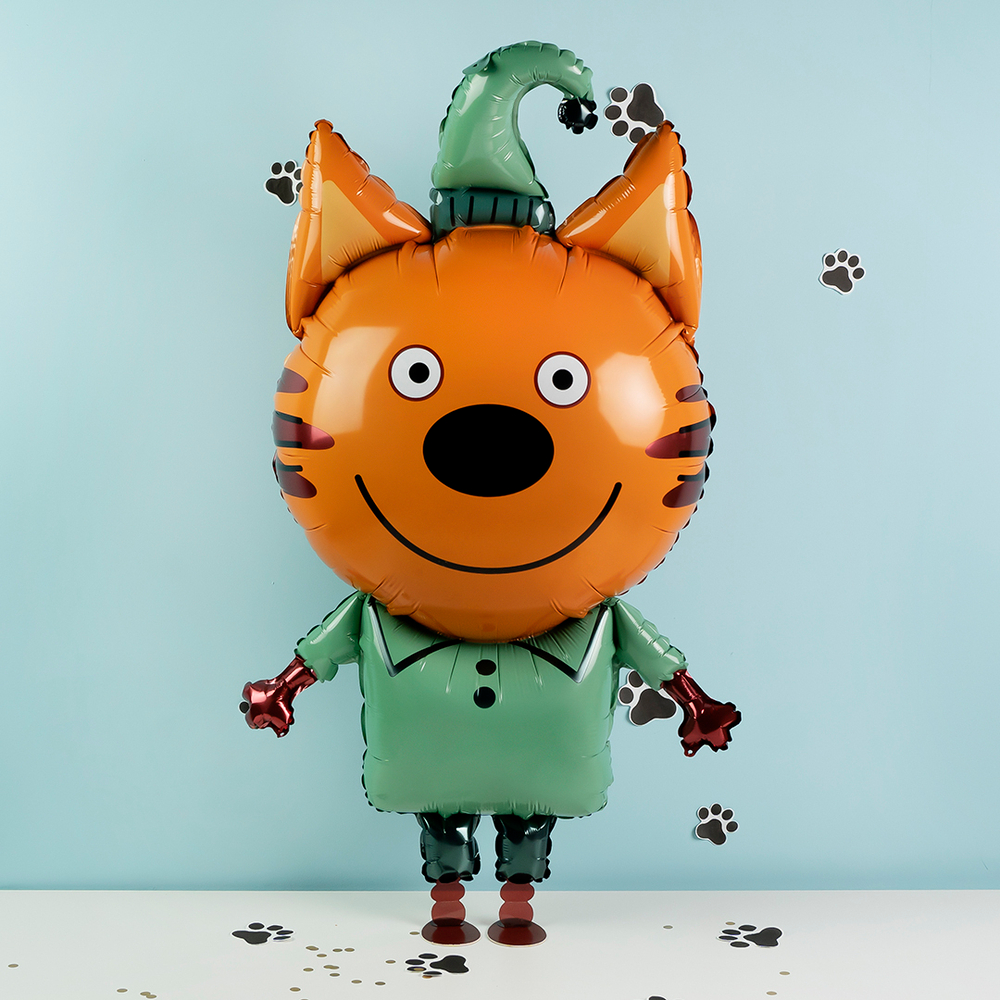 К Ходячая Фигура, Три Кота, Компот, 32"/81 см, 1 шт. (В упаковке)