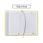 Записная книжка Basir на резинке, формат А6, переплет из кожзама, рисунок - голография, 13,6*9 см, 100 листов, 4 цвета ассорти