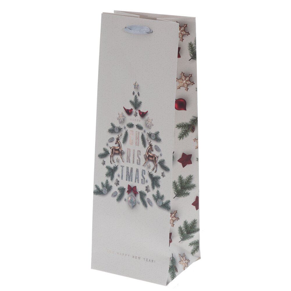 GAEM Пакет подарочный (бумага 210г/м2, блок 12шт), L12 W10 H35 см, 4в.