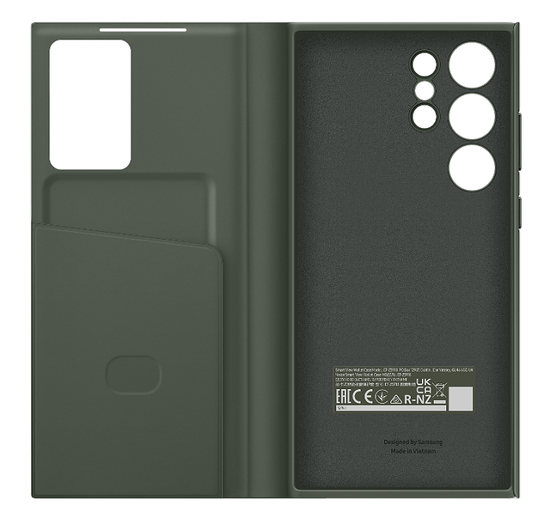 Чехол-книжка Samsung Galaxy S23 Ultra Smart View Wallet Case зеленый