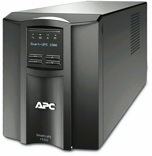Интерактивный ИБП APC by Schneider Electric Smart-UPS SMT1500I черный 1000 Вт