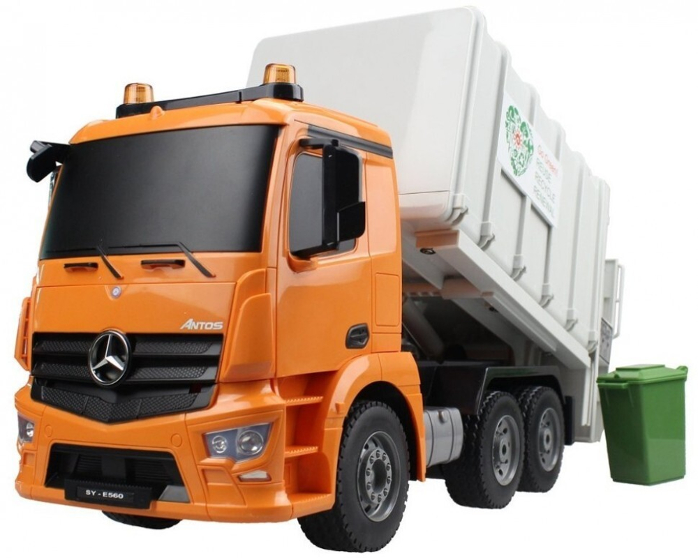 Радиоуправляемый мусоровоз Double E Mercedes-Benz Antos 1:20 2.4G - E560-003