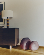 Ваза Rovena из бордового стекла 33,5 см