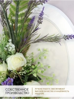 Панно на стену для интерьера с цветами 55*31 см