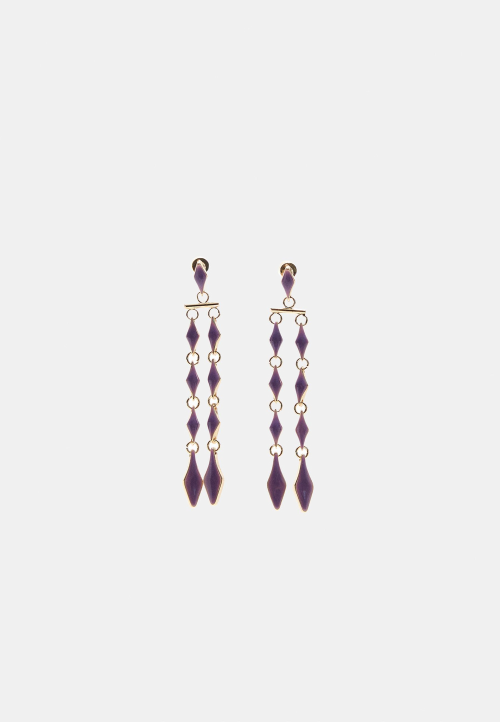 STRADIVARIUS Серьги-подвески, сиреневый