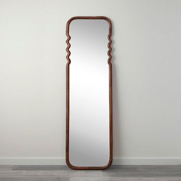 Зеркало fluid, 54х180 см, коричневое