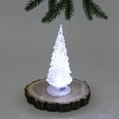 Сувенир с подсветкой «Волшебница» 6*6*12,8 см, Белый (работает от батареек AG10*3)