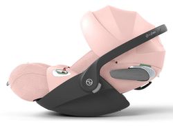 Коляска 3 в 1 Cybex Priam IV Rosegold complete и автокресло Cloud T i-Size Peach Pink Plus Leaf Green