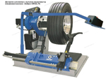 Грузовой шиномонтажный станок для колес грузовых автомобилей до 46 (58) дюймов S551XL Giuliano