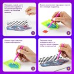 Картина стразами (алмазная мозаика) 20х20 см, ЮНЛАНДИЯ "Единорожек", картон, 662431