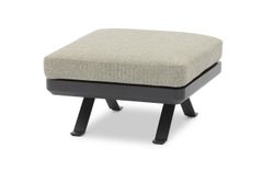 Lund, пуф антрацит/серый, алюминий/олефин