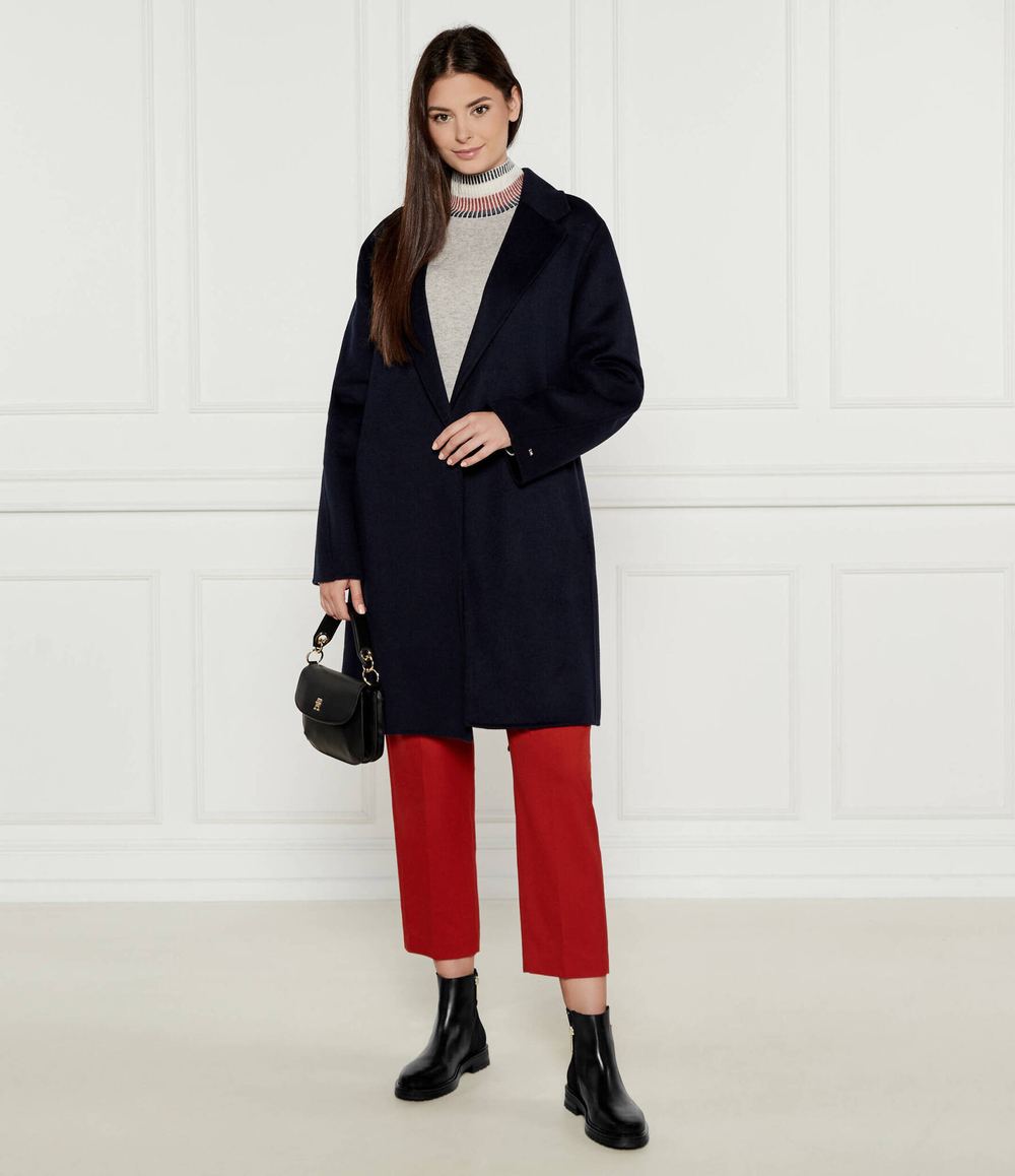 Кожаные ботильоны Tommy Hilfiger - черный(FW0FW08336)