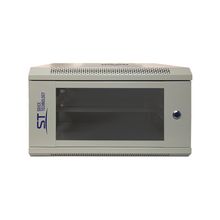 Шкаф настенный 6U ST-NC6U01 (СЕРЫЙ) С ПОЛКОЙ