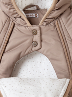 Комбинезон демисезонный с закрытой ножкой "Латте"