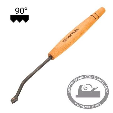 Резец для чекеринга T-20, 90° (три РК)