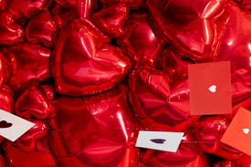 Гелиевые шары на День Святого Валентина