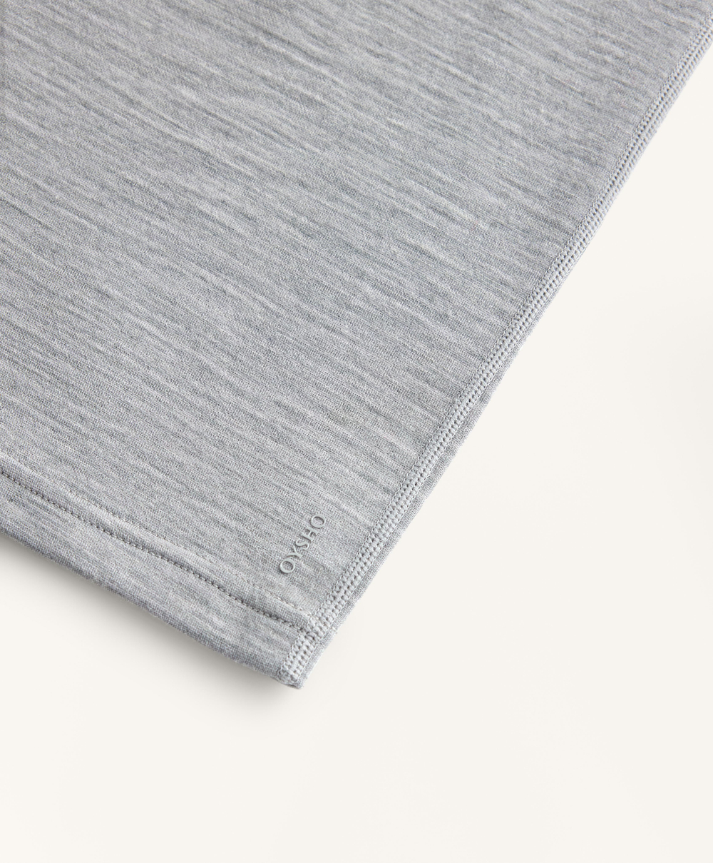 Oysho Снуд из смеси мериносовой шерсти, серый