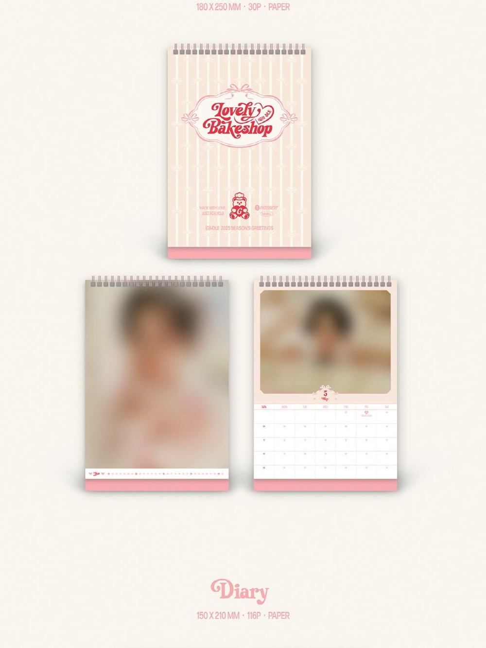 товары (G)I-DLE - LOVELY BAKESHOP 2025 SEASON'S GREETINGS