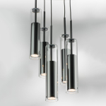 756057 Люстра CILINO 5х40W GU10 ЧЕРНЫЙ