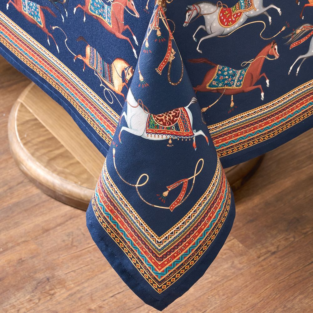 СКАТЕРТЬ "PASSAGE" 140Х300СМ ,БЕЖЕВЫЙ,100% ХЛОПОК С ПРОПИТКОЙ,ТВИЛ