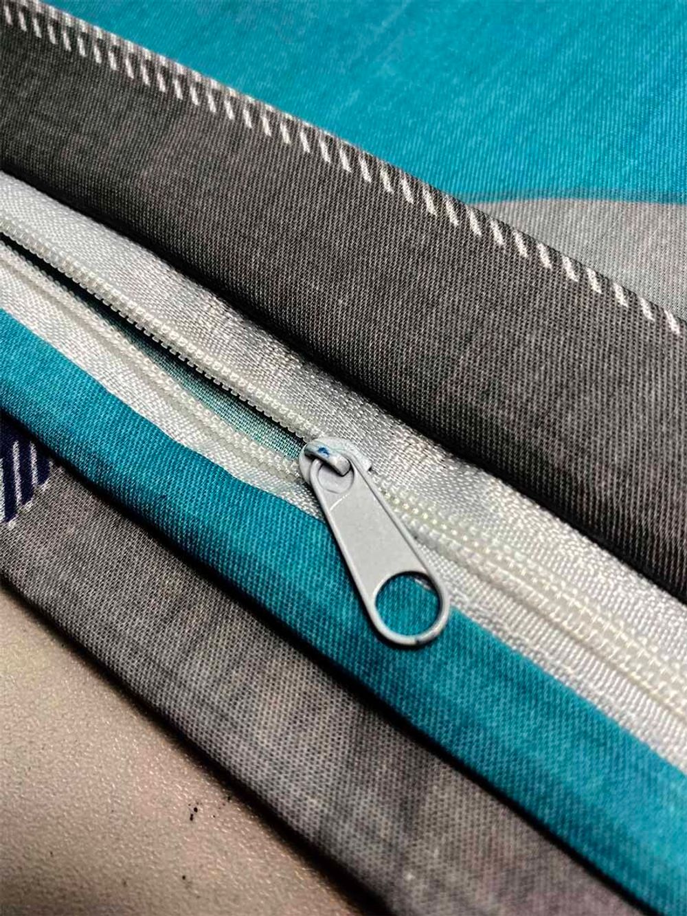 Постельное белье сатин Milky Garden "Setton/Setton (компаньон)" 2-спальное Наволочка 50x70 см 2 шт Простынь на резинке 160x200 см Пододеяльник 175x215 см