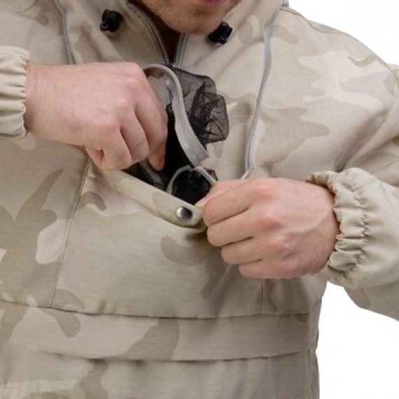 Костюм противоэнцефалитный Helios СТОП-КЛЕЩ р. 52-54 бежевый камуфляж