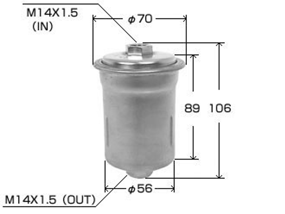 FC-185  AZUMI    FS6042 Фильтр топливный