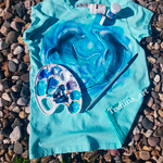 Краска по ткани и обуви, одежды акриловая «Июньское небо»