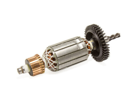 Ротор (якорь) для дрели Интерскол ДУ-650 L-154,5 mm, D-35 mm, 4 зубья, наклон влево