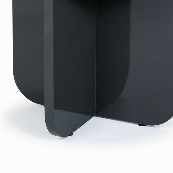 Кофейный стол Petra Ø50х45 см, зеленый глянец