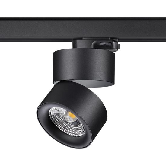 358787 PORT NT21 271 черный Трехфазный трековый светодиодный светильник IP20 LED 25W 4000K 2200Лм 100-265V GRODA