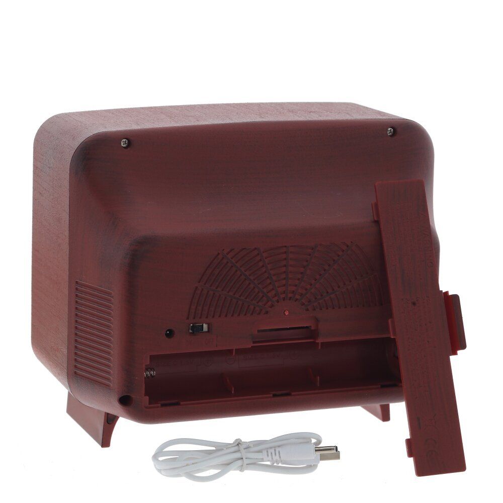 GAEM Изделие декоративное "Телевизор" (подсвет,вьюга,музыка, LR14х3 н/п +USB 100 см), L2, L21 W12 H17 см