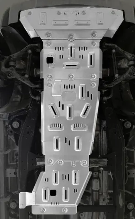 Защита днища 8мм для Chevrolet Silverado 2019+ Шевроле Сильверадо защита картера кпп двигателя бака