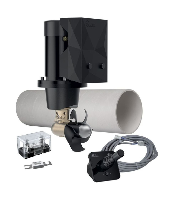 Подруливающее устройство Quick, D140mm, 40KGF, 12 В, (TCD2042 - TCDEX08 - TNL 1000mm)