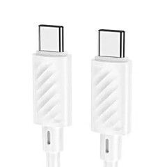 Кабель Type-C - Type-C HOCO X88 с быстрой зарядкой 60W 1м (100 см) для ноутбука, планшета и телефонов (Белый)