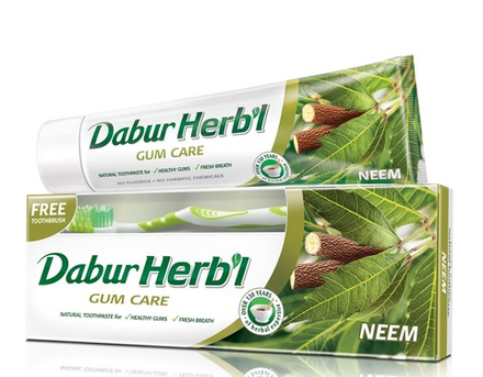Зубная паста Dabur Herb'l Ним с щеткой / Neem, ТМ DABUR