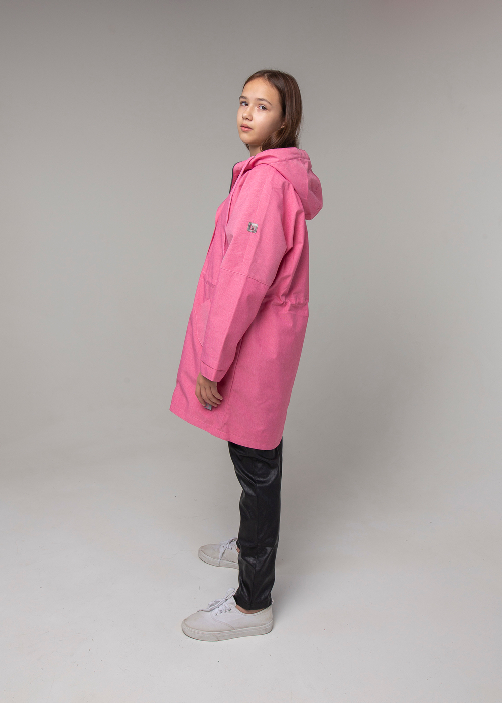 Парка-плащ для девочки "Рене"  402-21о-1