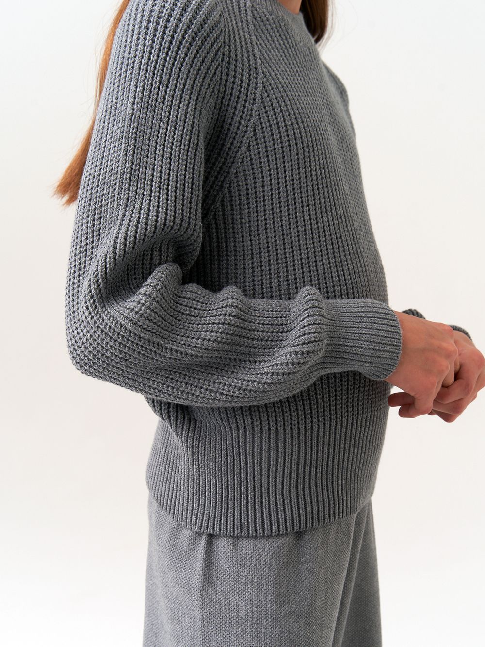 Джемпер для девочки AT1001 серый