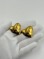 Клипсы в виде сердец Moschino