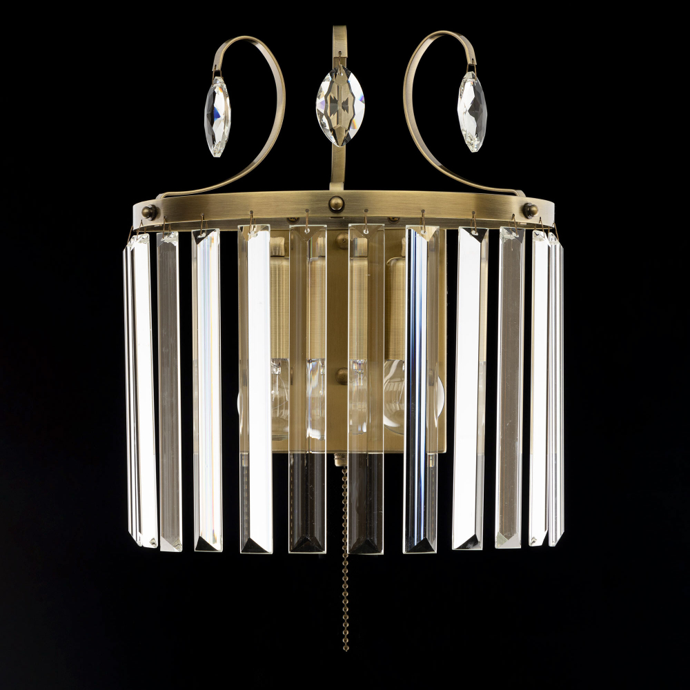 Citilux Инга CL335323 Бра хрустальное с выключателем Бронза