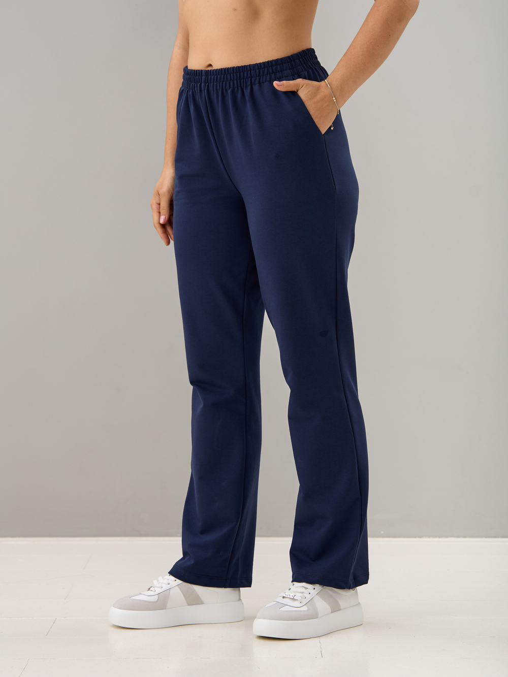 Костюм с брюками КБ-184/синий-цифрынадписи