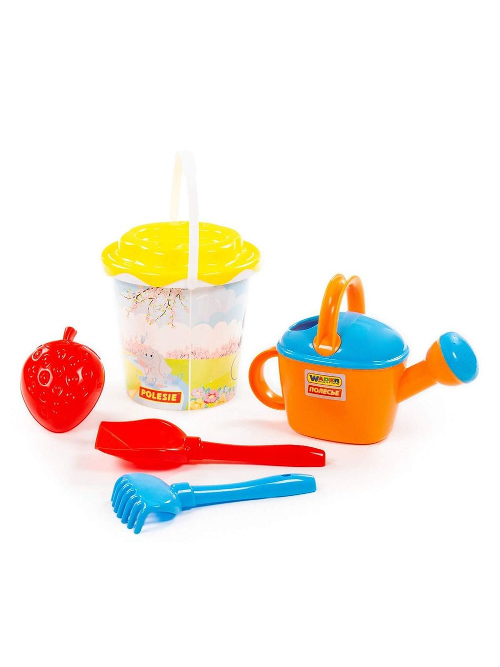 Летний набор для игры в песок № 389.Размер в упаковке 23х18х34см, в сетке (38302)