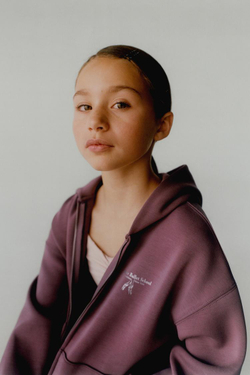 ZARA ХУДИ НА МОЛНИИ С МОДАЛОМ «БАЛЕТ», РОЗОВЫЙ