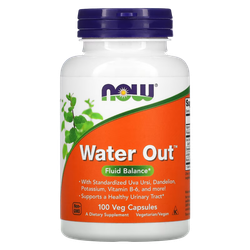 Now Foods Water Out 100 veg capsules, Баланс жидкости