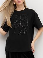 Футболка Майна-2 Виотекс ЧЁРНЫЙ