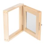 Форточка для бани и сауны Банные штучки, двойное стекло, 40 х 40 см, липа, 271229