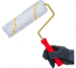 Валик малярный № 20 сатиновый с полиамидной нитью Eksport с ручкой Dekor 1080