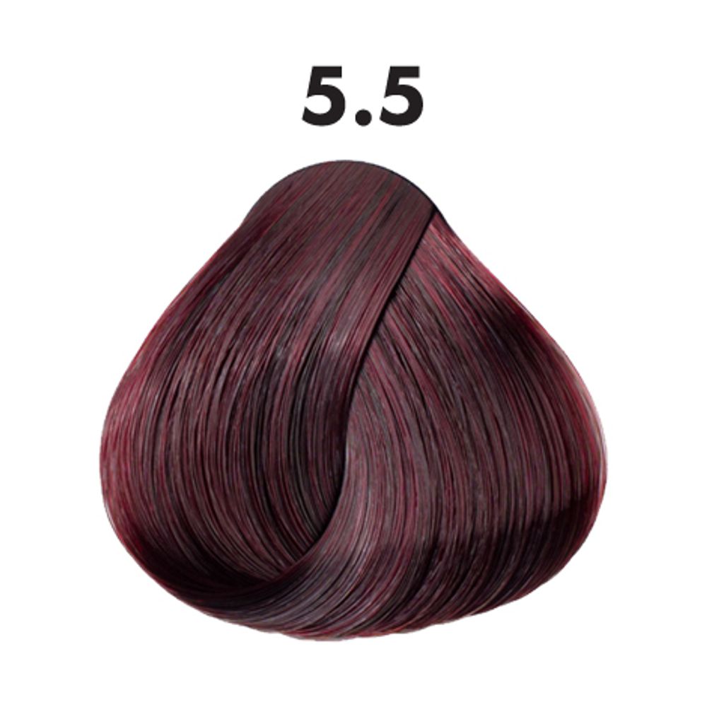 5.5 гель-краска OBRA Glow Gel Color махагонный светлый шатен - 60 мл.