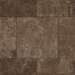 Тротуарная плитка КВАДРАТ 500х500 мм - Листопад гранит Хаски